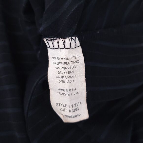 Forever 21 Y2K Top Womens Medium 3/4 Sleeve Stretch Button Sheer Sexy Vintage - Picture 4 of 8